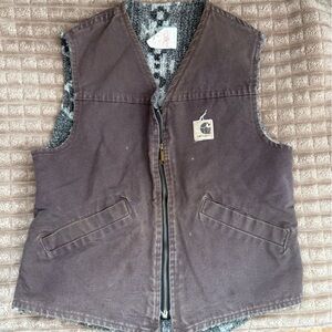 Vintage 90s Carhartt Brown Vest (Men’s M)